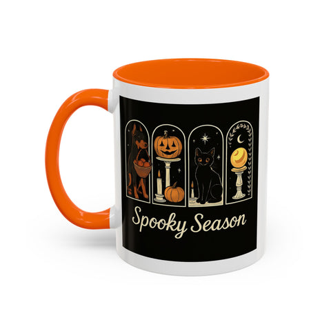 Spooky Season Doberman Accent Coffee Mug