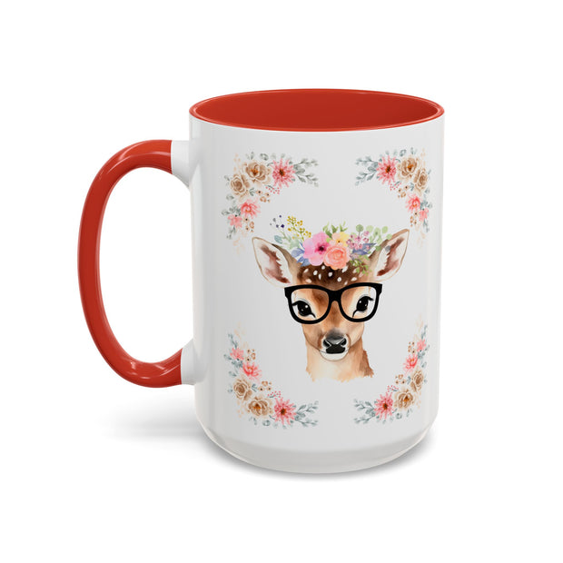 Geeky Goddess Deer Accent Coffee Mug
