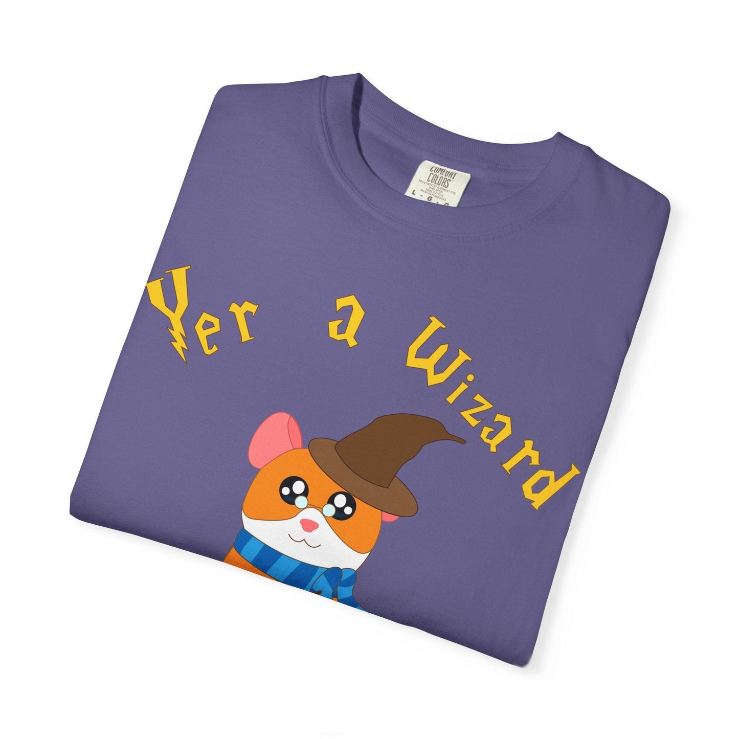Hammy the Wizard Hamster T-Shirt | Cute Wizard Hamster Illustration