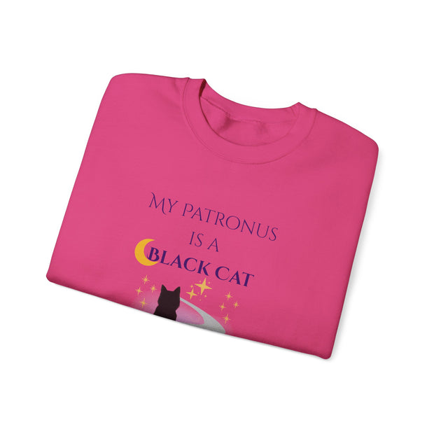 'My Patronus Is A Black Cat' Unisex Crewneck Sweatshirt