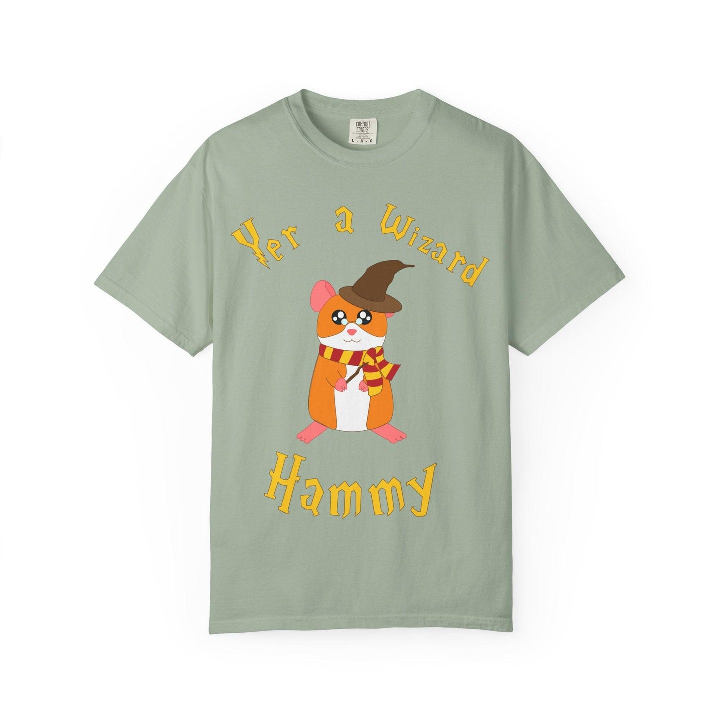 Hammy Wizard Hamster T-Shirt | Cute Spellcaster Illustration