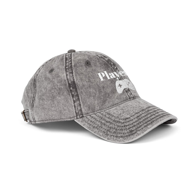 'Player 2' Vintage Embroidered Cap