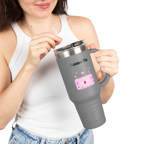 'Game On' Insulated Travel Mug, 40oz