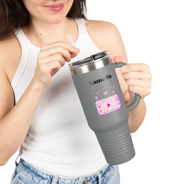 'Game On' Insulated Travel Mug, 40oz
