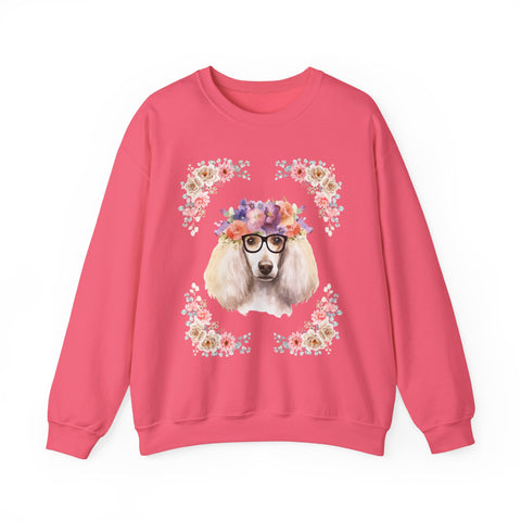 Geeky Goddess French Poodle Unisex Crewneck Sweatshirt