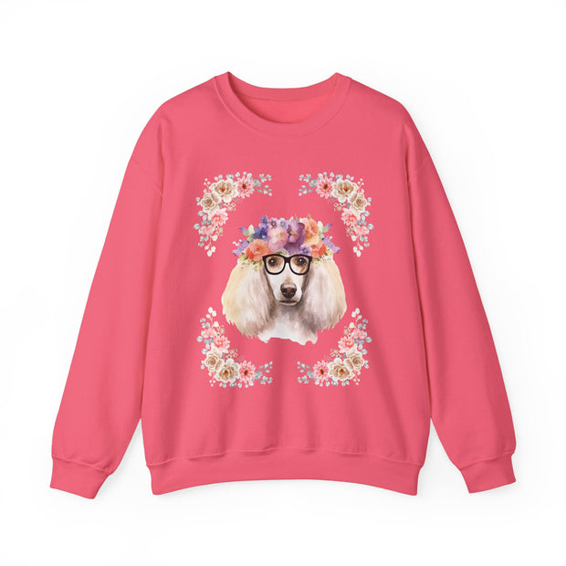 Geeky Goddess French Poodle Unisex Crewneck Sweatshirt
