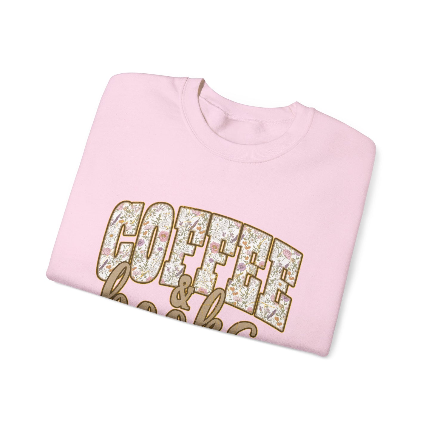 Coffee & Books Crewneck Sweatshirt | Cozy Reading Coffee Shirt