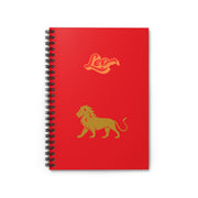 'Leo' Zodiac Spiral Notebook