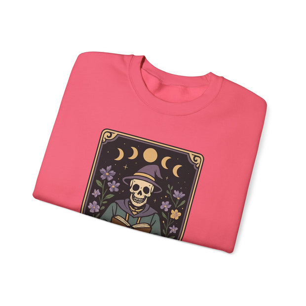 Bookworm Skeleton Crewneck Sweatshirt