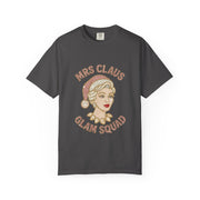 Mrs Claus Glam Squad T-Shirt | Retro Pinup Santa Lady Holiday Tee