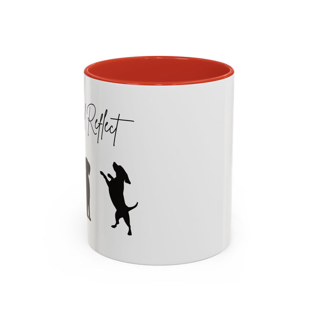 'Paws and Reflect' Dogs Accent Coffee Mug