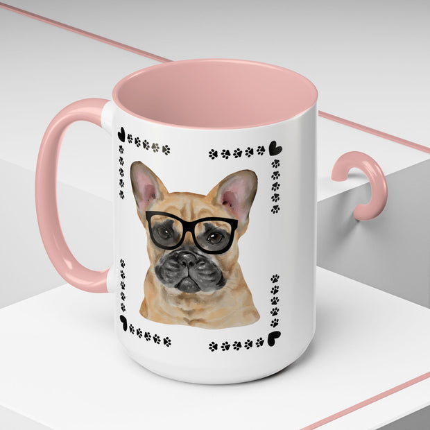 Geeky Good Pug Accent Coffee Mug