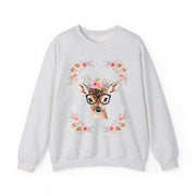 Geeky Goddess Deer Unisex Crewneck Sweatshirt