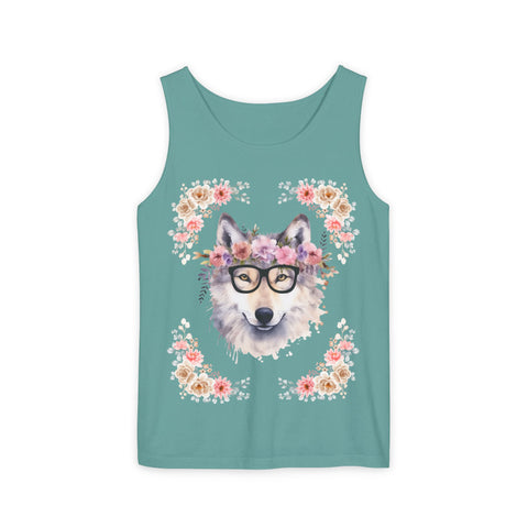 Geeky Goddess Wolf Unisex Tank Top