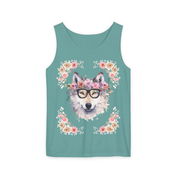 Geeky Goddess Wolf Unisex Tank Top