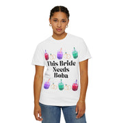 'The Bride Needs Boba' Unisex T-Shirt