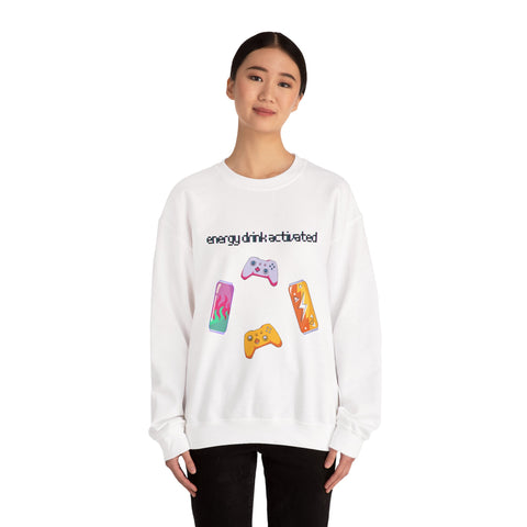 'Energy Drink Activated' Unisex Crewneck Sweatshirt