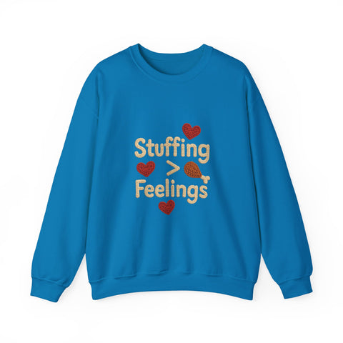 Stuffing Over Feelings Crewneck Sweatshirt | Funny Funny Thanksgiving Sweatshirt | Unisex Cozy Apparel | Holiday Gift for Foodies, [...]
