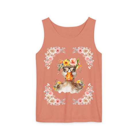 Geeky Goddess Duck Unisex Tank Top