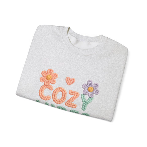 Cozy Vibes Sweatshirt - Perfect for Relaxing, Gifts, Spring Fashion, Casual Wear, Family Gatherings