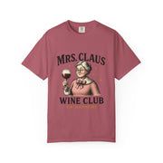 Mrs. Claus Wine Club T-Shirt, Fun Christmas Tee, Holiday Humor Shirt, Unique Gift for Wine Lovers, Mrs Claus Wine Lover Apparel