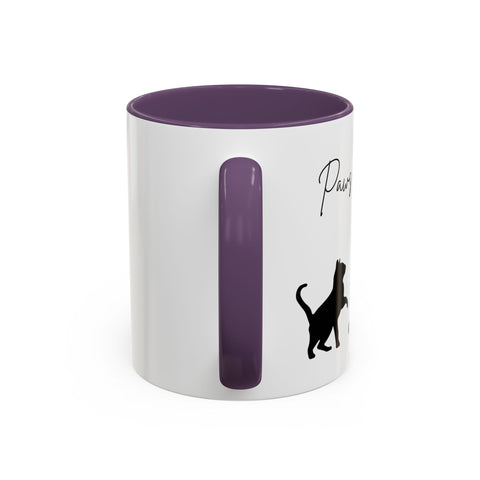 'Paws and Reflect' Cats Accent Coffee Mug