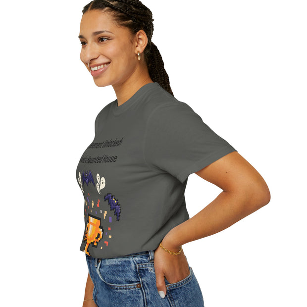 'Achievement Unlocked Haunted House' Unisex T-Shirt