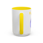 Astronaut Taking Off In Space Accent Coffee Mug