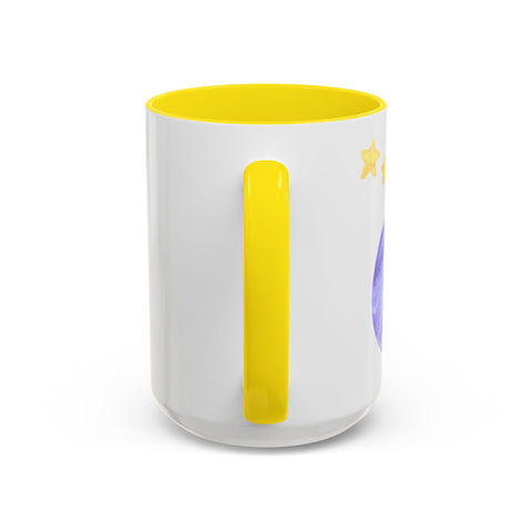 Astronaut Taking Off In Space Accent Coffee Mug