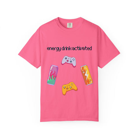 'Energy Drink Activated' Gamer Unisex T-Shirt