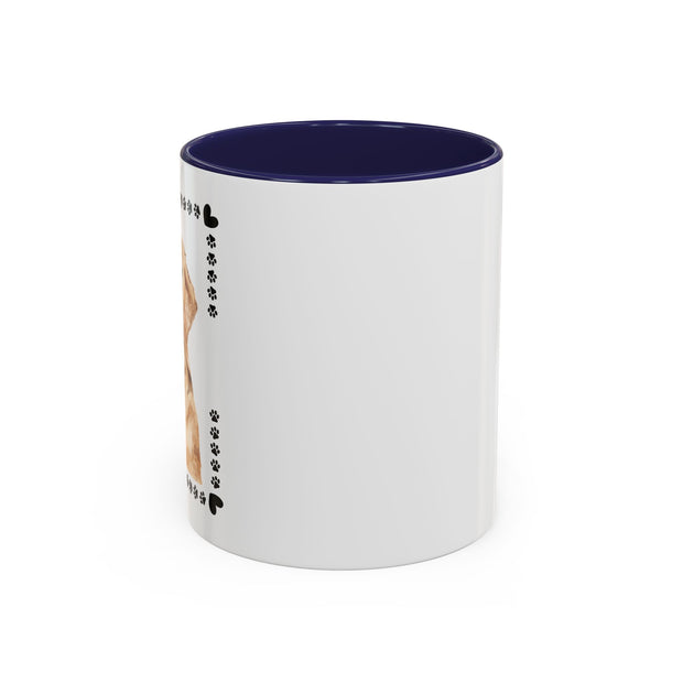 Geeky Good Golden Retriever Accent Coffee Mug