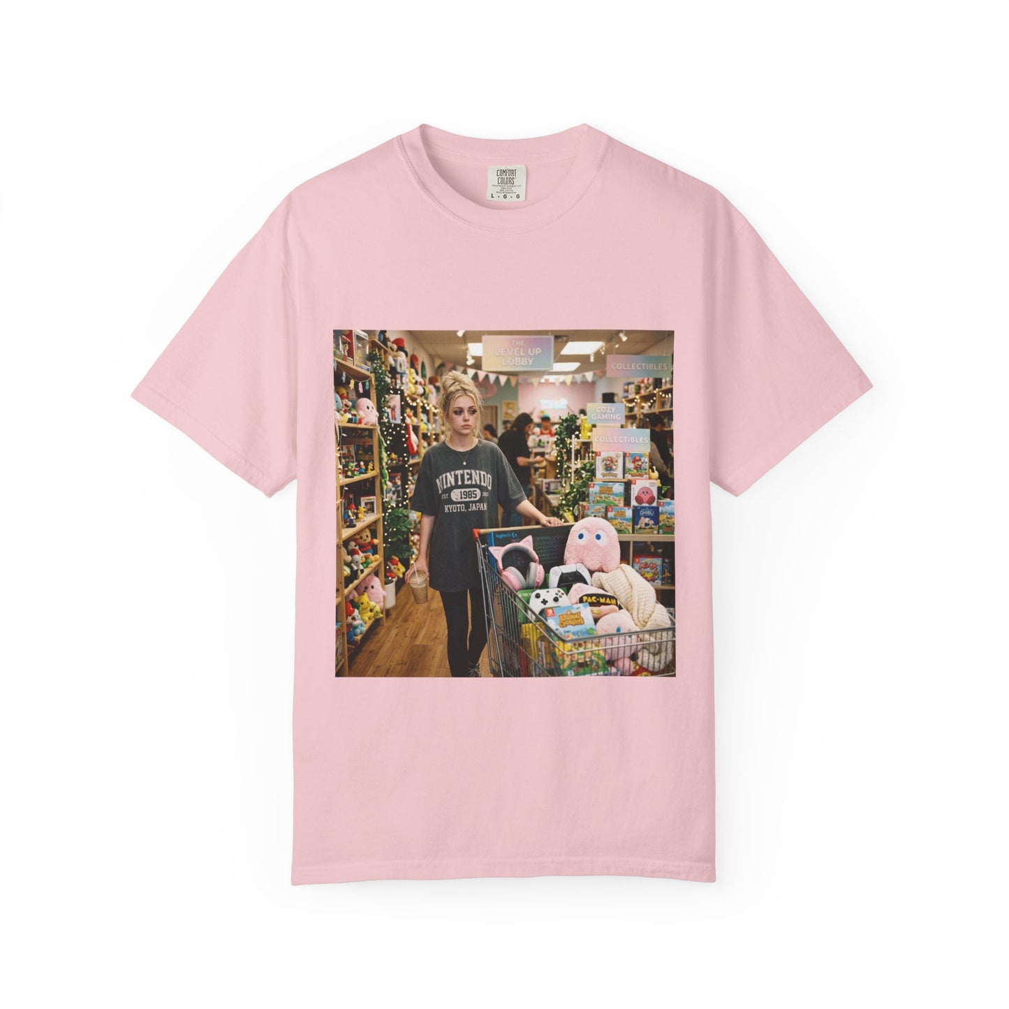Unwell But Gaming Shirt | Gamer Girl Tee, Cozy Gaming Shirt, Video Game Lover Gift, Caffeine & Side Quests Aesthetic, Oversized Graphic Tee