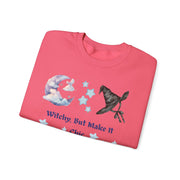 'Witchy, But Make It Cute' Unisex Crewneck Sweatshirt