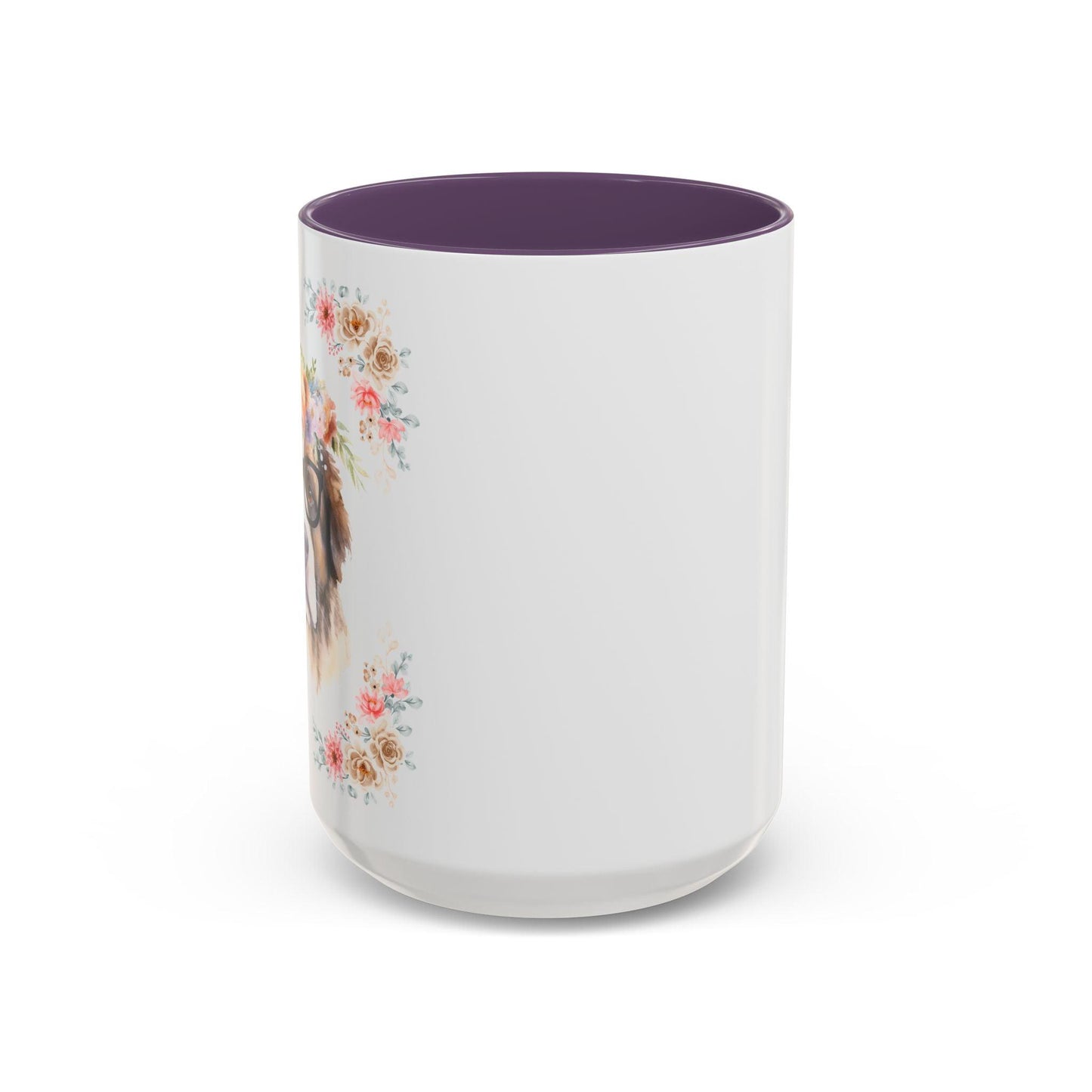 Geeky Goddess Saint Bernard Accent Coffee Mug