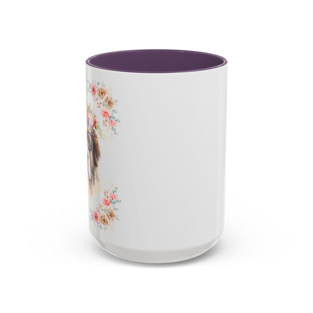 Geeky Goddess Saint Bernard Accent Coffee Mug