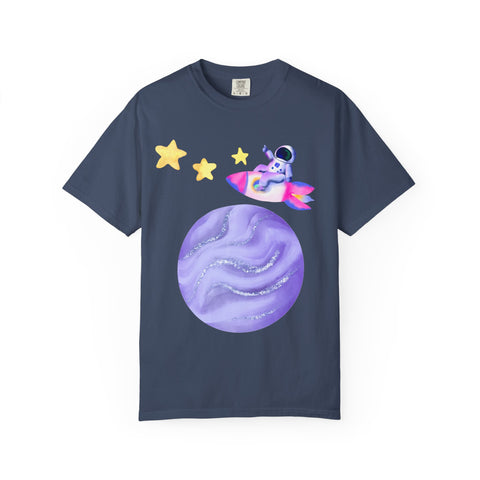 Astronaut Taking Off In Space Unisex T-Shirt