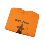 'Witch, Please. Too Much Magical To Handle' Wizard Unisex Crewneck Sweatshirt