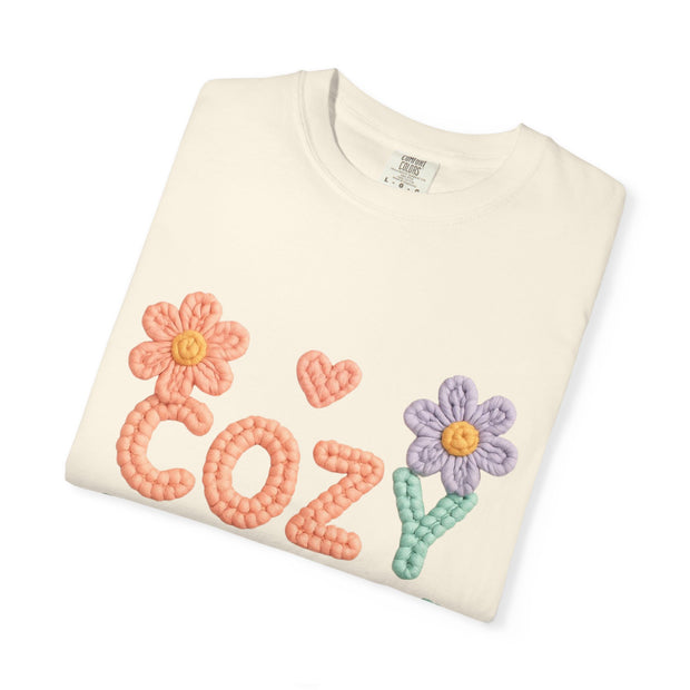 Cozy Vibes T-shirt - Unisex Garment-Dyed