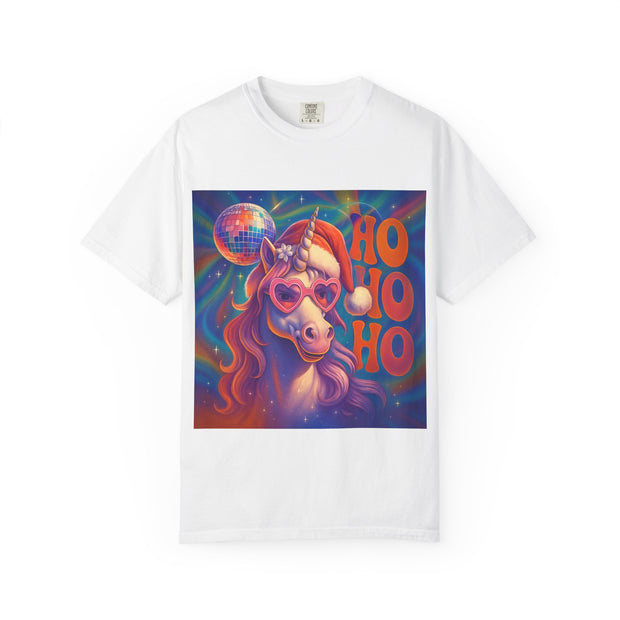 'Ho Ho Ho' Santa Unicorn Unisex T-shirt