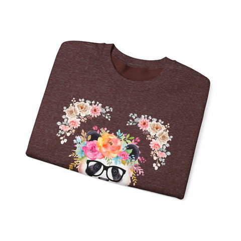 Geeky Goddess Panda Unisex Crewneck Sweatshirt