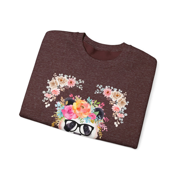 Geeky Goddess Panda Unisex Crewneck Sweatshirt