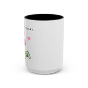 'Press Start To Slay' Accent Coffee Mug