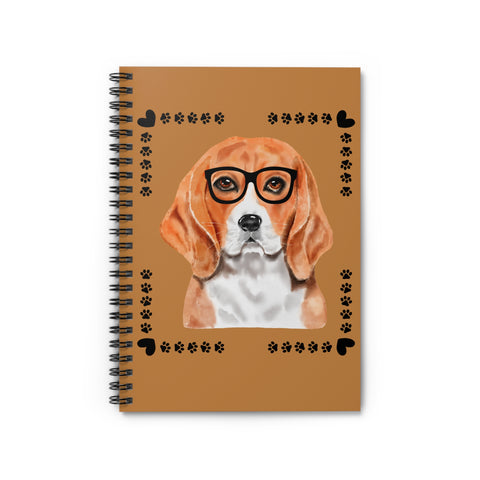 Geeky Good Beagle Spiral Notebook
