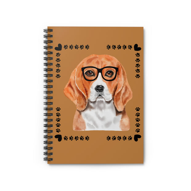 Geeky Good Beagle Spiral Notebook