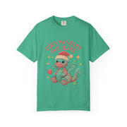 Cozy Fantasy Holidays Tee, Unisex Christmas T-shirt, Cute Dragon Apparel, Holiday Gift, Festive Graphic Tee
