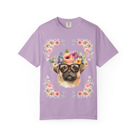 Geeky Goddess Pug Unisex T-Shirt