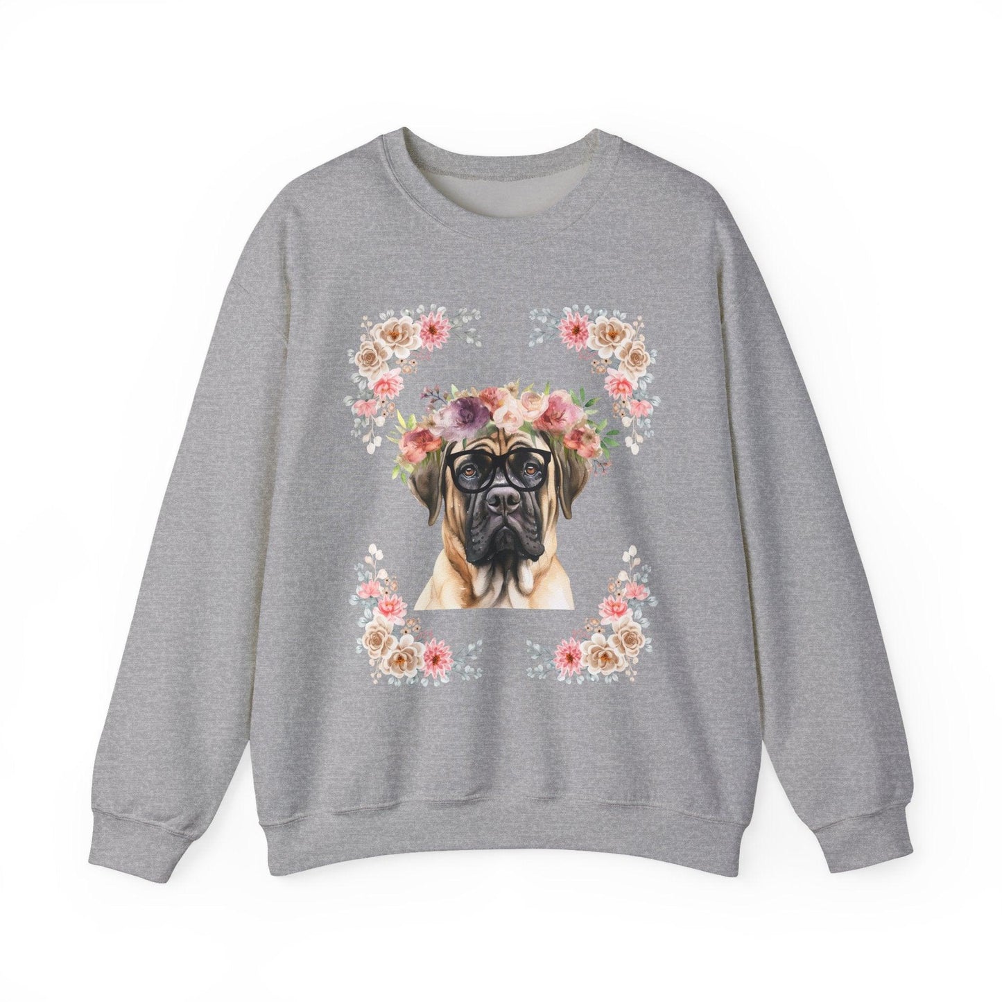 Geeky Goddess English Mastiff Unisex Crewneck Sweatshirt