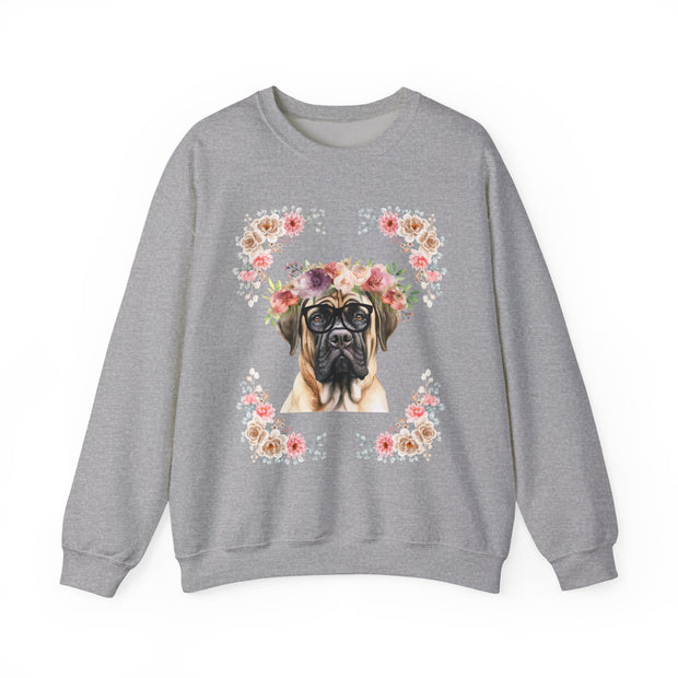 Geeky Goddess English Mastiff Unisex Crewneck Sweatshirt