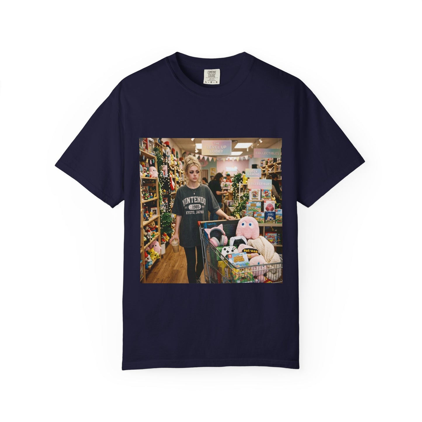 Unwell But Gaming Shirt | Gamer Girl Tee, Cozy Gaming Shirt, Video Game Lover Gift, Caffeine & Side Quests Aesthetic, Oversized Graphic Tee