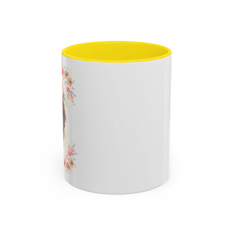 Geeky Goddess Saint Bernard Accent Coffee Mug